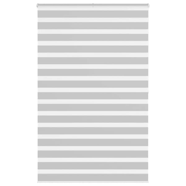 Rullgardin zebra ljusgrå 145x200 cm tyg bredd 140,9cm polyester