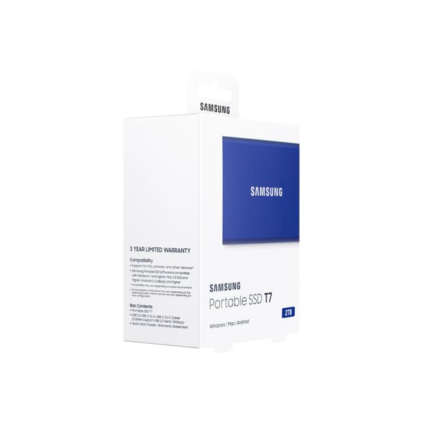 Samsung T7 MU-PC2T0H - SSD - 2 TB - USB 3.2 Gen 2