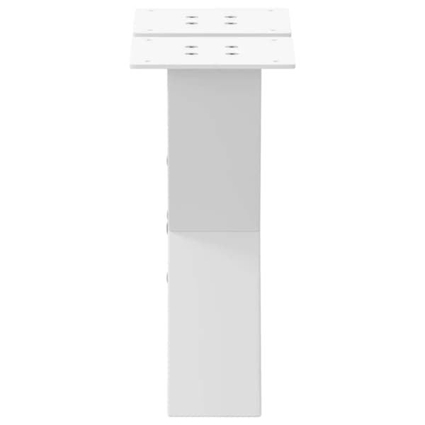 Soffbordsben X-formade 2 st vita 40x(30-31) cm stål