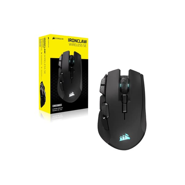 CORSAIR IRONCLAW SE - mus - 2.4 GHz, Bluetooth, USB
