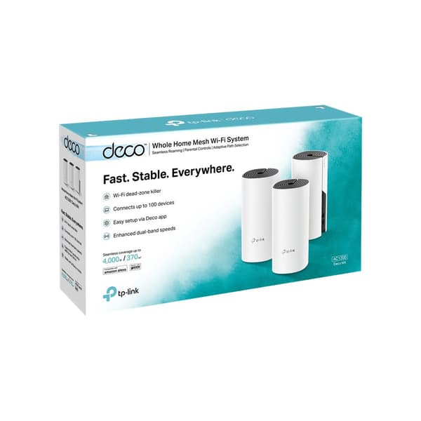 TP-Link DECO M4 - Wifi-system - Wi-Fi 5 - skrivbordsmodell