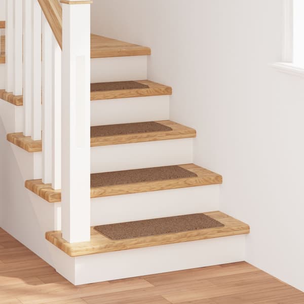 Halkfria trappmattor 15 st 60 x 25 cm Gul PP Rektangulär