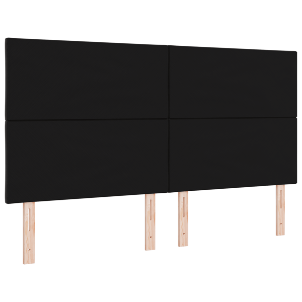 LED huvuddyna Svart 180 cm Sammet
