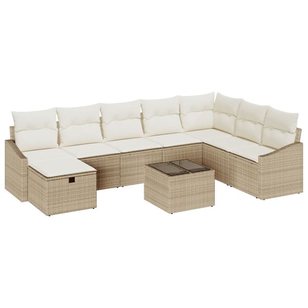 Soffset med kudde 8 pcs konstrotting