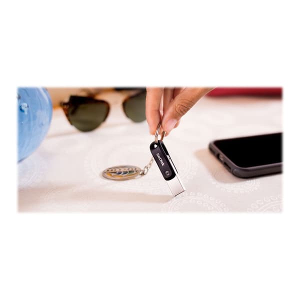 SanDisk iXpand Go - USB flash-enhet - 128 GB