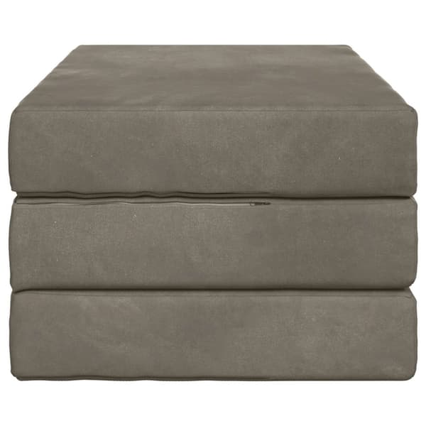 Fällbar Soffbed 80 x 67 x 45 cm Ljusgrå