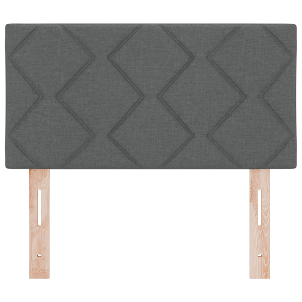LED huvuddyna Grå 80 cm tyg