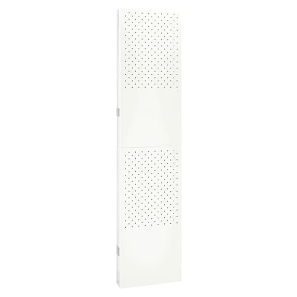 Rumsavdelare 4 paneler vit 160x180 cm stål