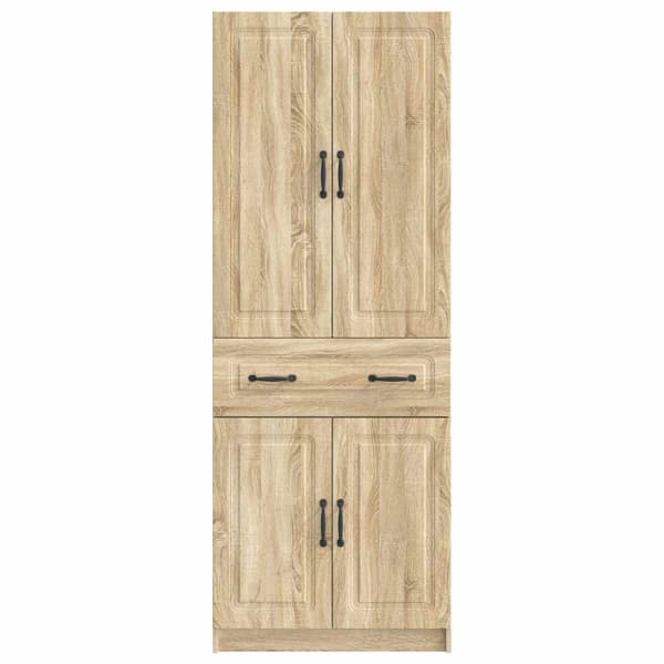 Skåpset 2 pcs Sonoma-ek Konstruerat trä