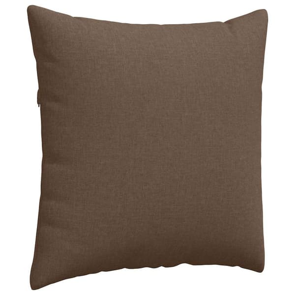 Sofakuddar 2 pcs Brun 60 x 60 cm tyg