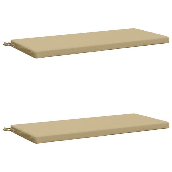 2-delade Bänk Kuddar SOEST 2 st 100% Polyester Beige