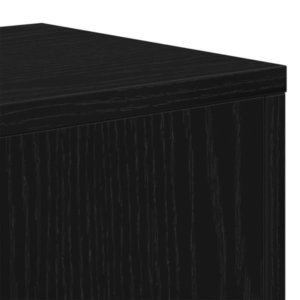 Nestingbord 3 pcs Svart Ek Konstruerat trä
