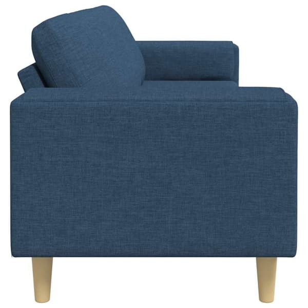 Vardagsrumsoffa Blå 250 x 77 x 76 cm Polyester