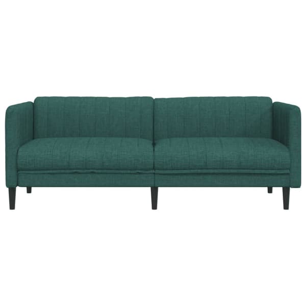 Soffa 3-sits mörkgrön tyg