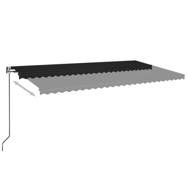 Automatisk markis 600x350 cm antracit