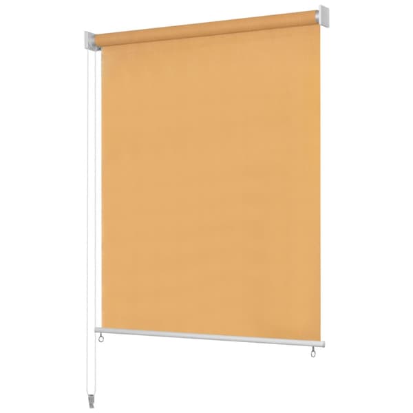 Rullgardin utomhus 160x140 cm beige