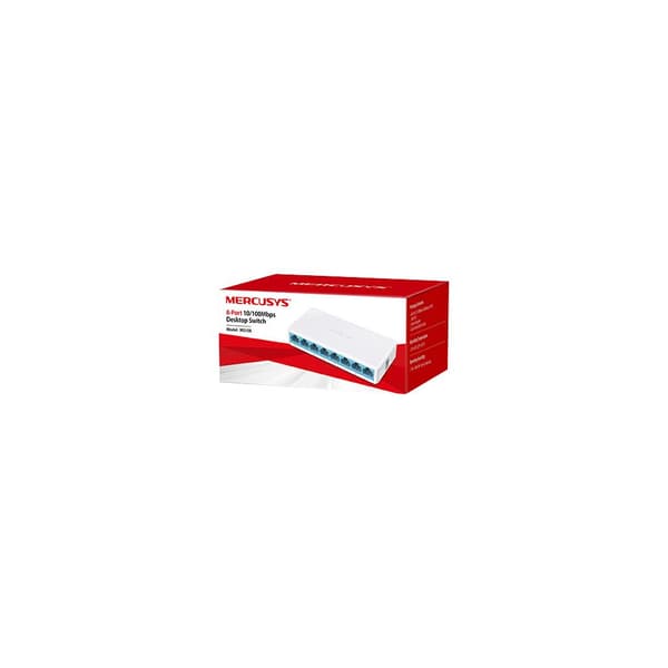 Mercusys MS108 - switch - 8 portar - ohanterad