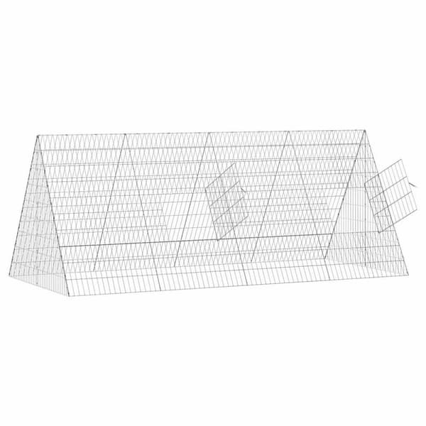 Hönshus Silver 215 x 100 x 85 cm Galvaniserat Stål