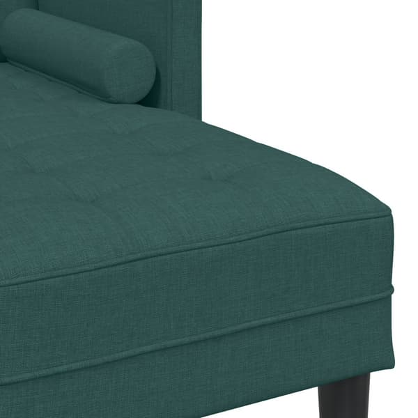 Soffset med kudde 2 pcs Mörkgrön Polyester