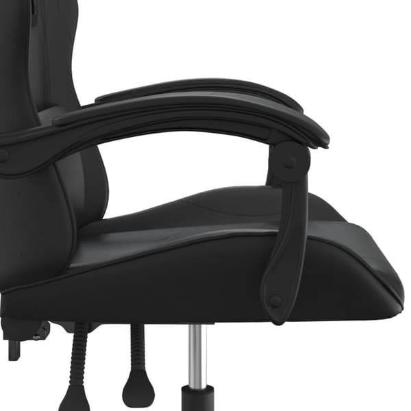 Gamingstol svart konstläder