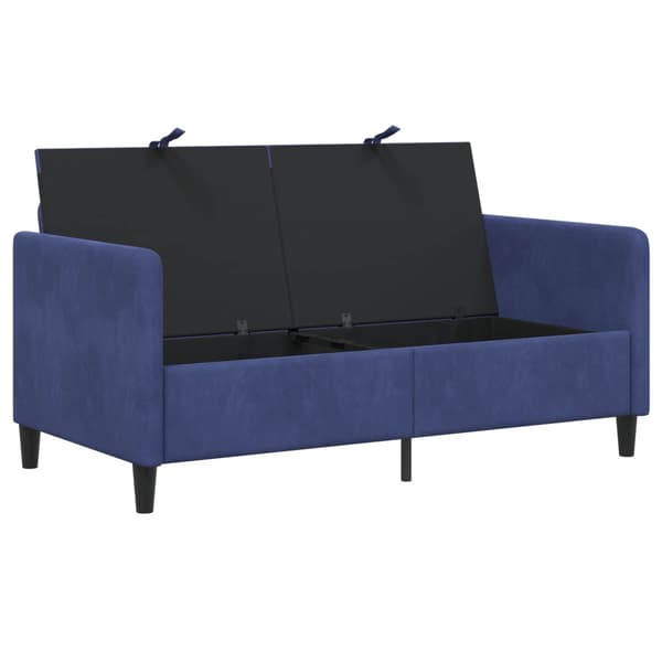 Soffa med förvaring Polisblå 152 x 78 x 87 cm Polyester