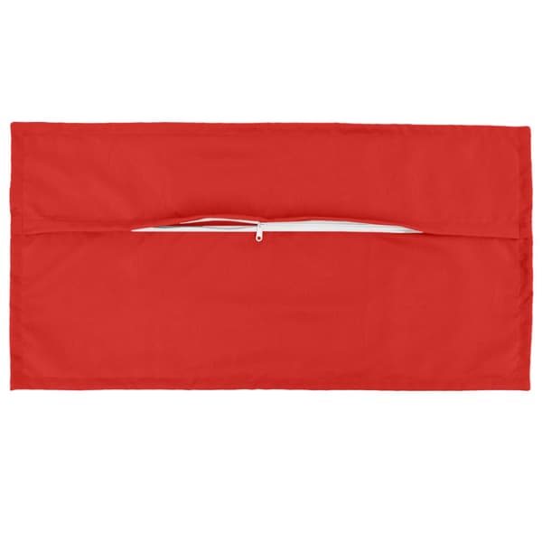 Kuddöverdrag 6 st HOUTEN Röd 40 x 80 cm Polyester