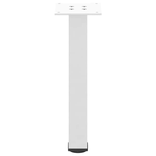 Soffbordsben 4 st vita 30-32 cm stål