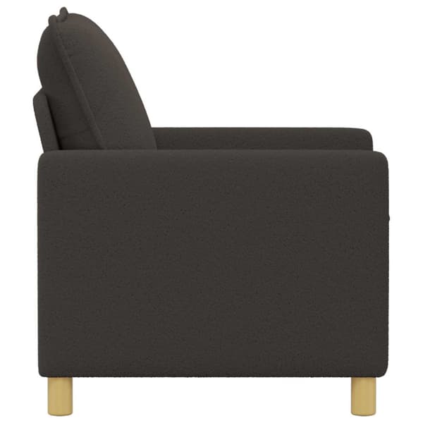 Soffa Mörkgrå 76 x 81 x 87,5 cm Tyg