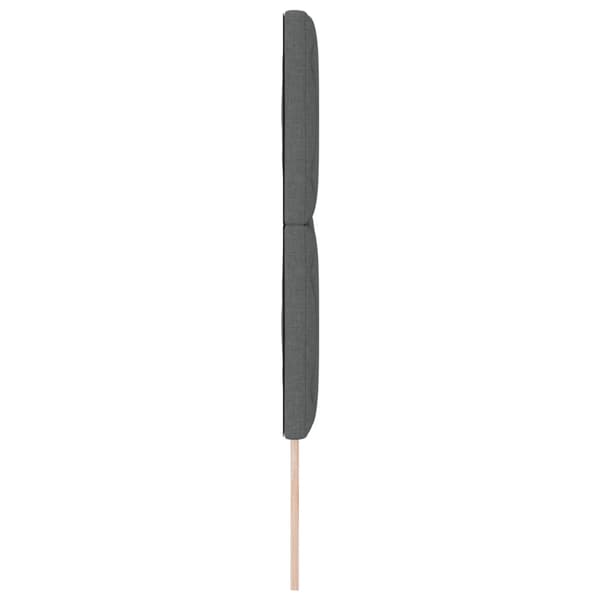 Huvudgavel Mörkgrå 144 cm tyg