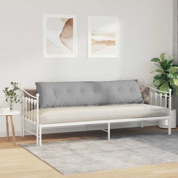 Ryggkudde Moln Grå 200 x 19 x 50 cm tyg