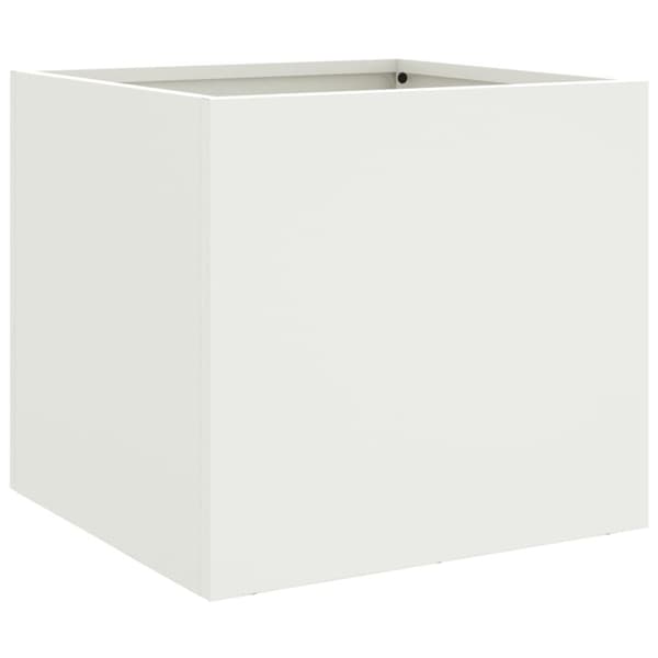 Odlingslåda vit 32x30x29 cm stål