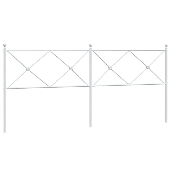 Ersättningsgavel metall vit 200 cm