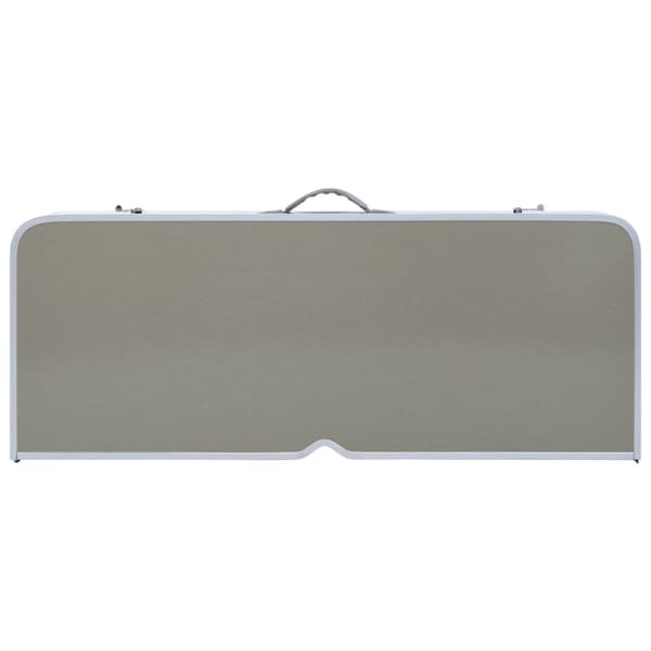 Hopfällbart campingbord med 4 sitsar stål aluminium