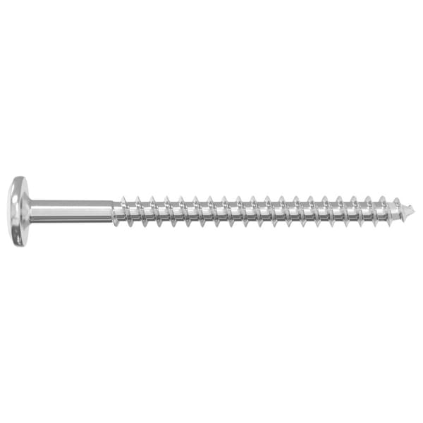 Träskruvar 12 pcs Silver M6 x 70 mm Stål