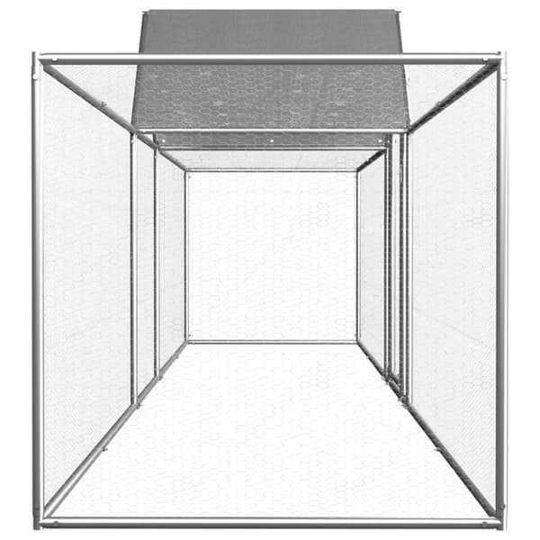 Hönsbur 5x1x1,5 m galvaniserat stål