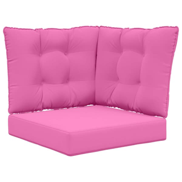 Utomhus Soffa Kudde 3 pcs Rosa Polyester
