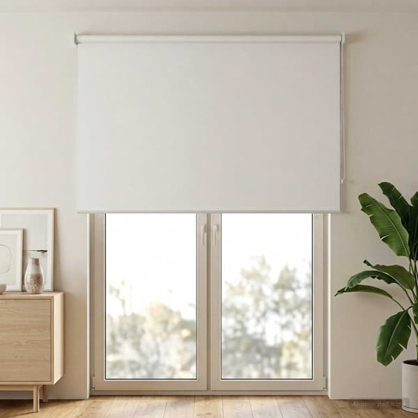 Rullgardin UV-skydd Vit 160 x 230 cm Polyester