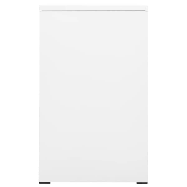 Dokumentskåp vit 46x62x102,5 cm stål