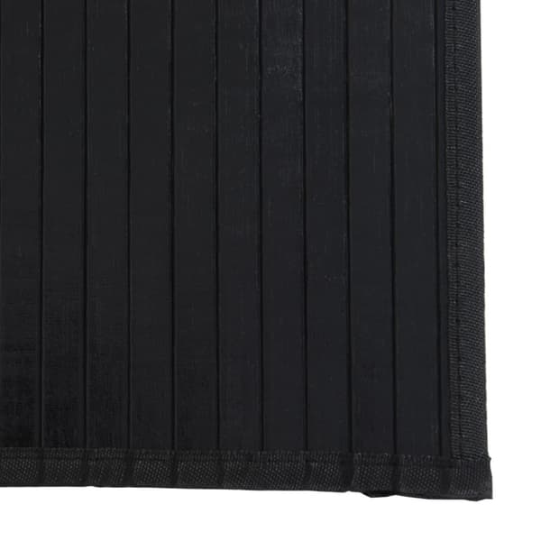 Matta rektangulär svart 60x200 cm bambu
