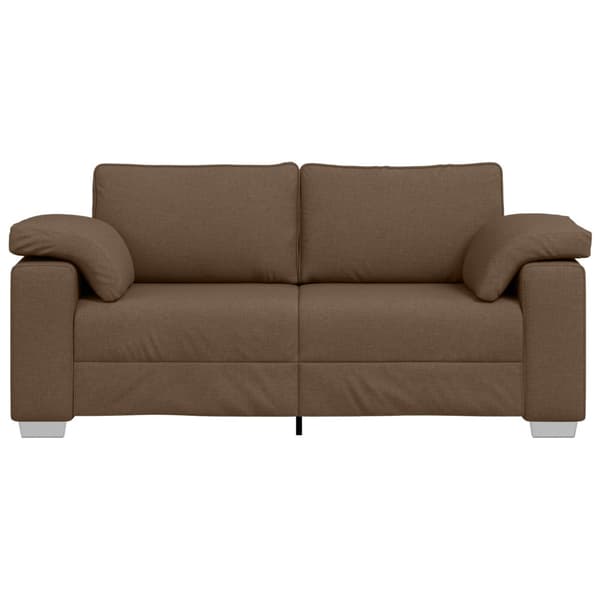 Tvåsitssoffa Brun 180 cm tyg