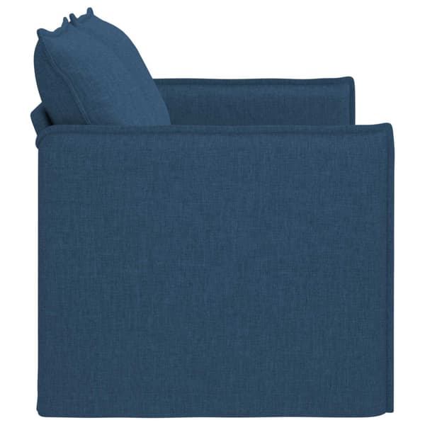 Soffa Blå 136 x 82 x 85 cm tyg