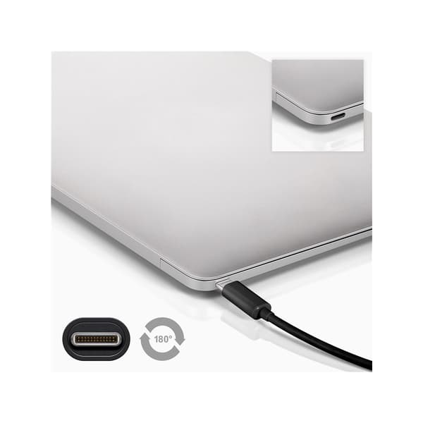 goobay - USB typ C-kabel - USB-C till USB-C - 3 m