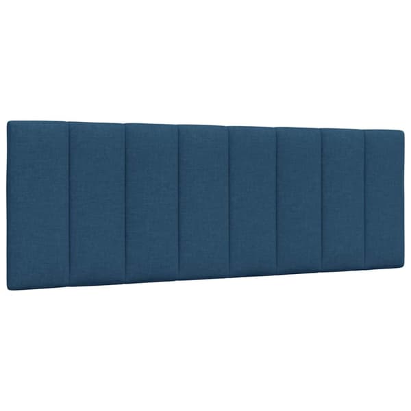 Headboard Cushion "Hanko" Blue 120 cm Fabric