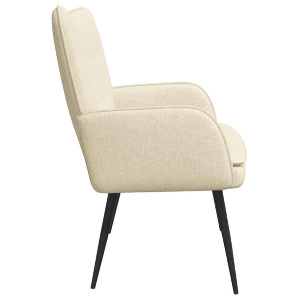 2-sits soffa Kräm 115 x 61 x 87 cm tyg
