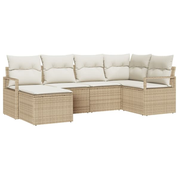 Soffset 8 pcs Beige konstrotting