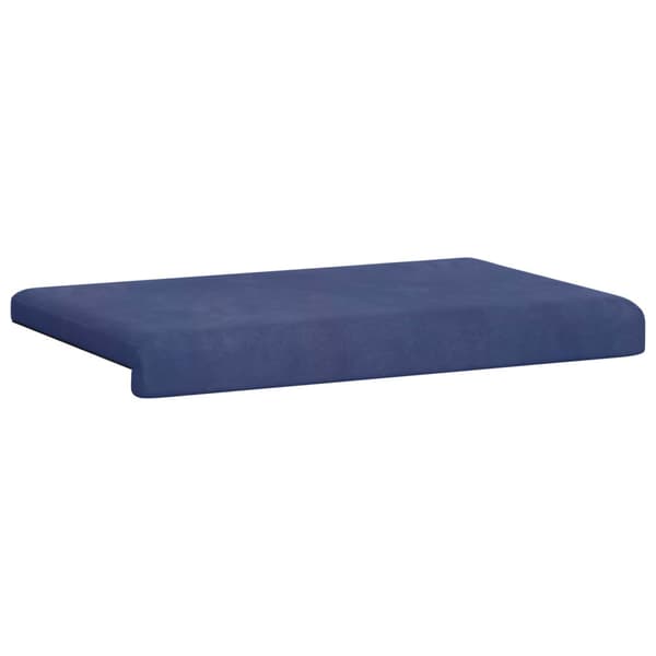 Bänk kudde Sammet (V) Polisblå Djup 35 cm