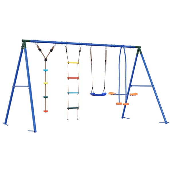 Utegunga set Flerfärgsdesign Stål och PE