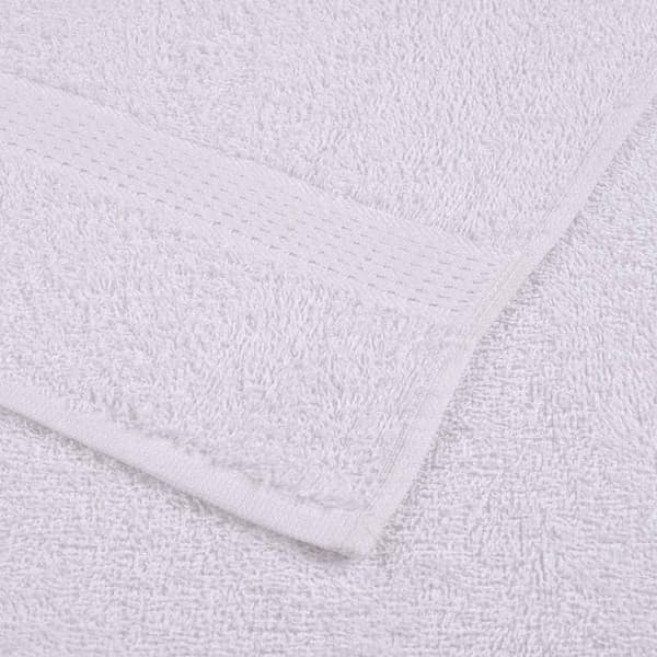 Bastuhanddukar FROGN 4 st vit 80x200 cm 360 gsm