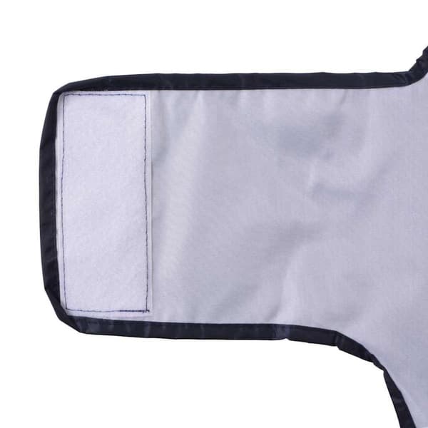 Regnrock för hundar med reflexer polyester marinblå S