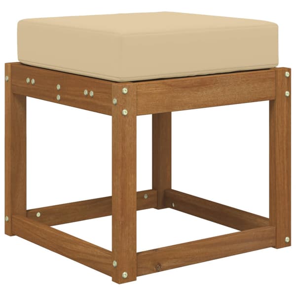 Utomhus sitskudde Beige 40 x 40 x 8 cm 100% Polyester